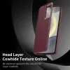 Coque portefeuille Phonesta Smart Window pour Samsung Galaxy S25 FE - Bordeaux 3