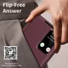 Coque portefeuille Phonesta Smart Window pour Samsung Galaxy S25 FE - Bordeaux 6