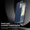 Coque portefeuille Phonesta Smart Window pour Samsung Galaxy S25 FE - Bleu foncé 3