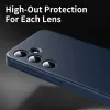 Coque portefeuille Phonesta Smart Window pour Samsung Galaxy S25 FE - Bleu foncé 7