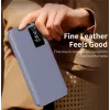 Coque portefeuille Phonesta Smart Window pour Samsung Galaxy A37 - Violet 2