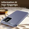 Coque portefeuille Phonesta Smart Window pour Samsung Galaxy A37 - Violet 3