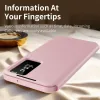 Coque portefeuille Phonesta Smart Window pour Samsung Galaxy A37 - Rose 3