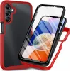 Coque intégrale Phonesta Total Protect 360 protecteur d'écran pour Samsung Galaxy A16 - Rouge 0