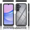 Coque intégrale Phonesta Total Protect 360 protecteur d'écran pour Samsung Galaxy A16 - Rouge 1