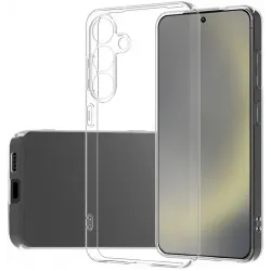 Coque arrière en silicone Phonesta Ultra-Thin pour Samsung Galaxy S25 - Transparent
