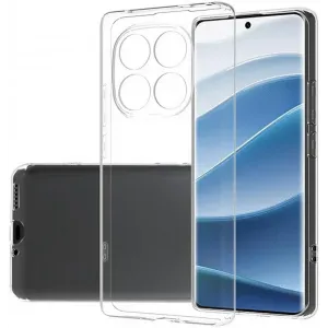 Coque arrière en silicone Phonesta Ultra-Thin pour Xiaomi Redmi Note 14 Pro Plus - Transparent