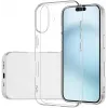 Coque arrière en silicone Phonesta Ultra-Thin pour Apple iPhone 16 - Transparent
