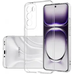 Coque arrière en silicone Phonesta Ultra-Thin pour Oppo Reno12 Pro - Transparent