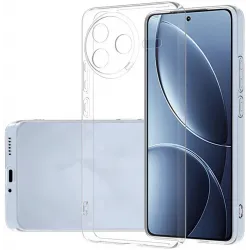 Coque arrière en silicone Phonesta Ultra-Thin pour Xiaomi Poco F7 Pro - Transparent