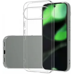 Coque arrière en silicone Phonesta Ultra-Thin pour Google Pixel 10 - Transparent