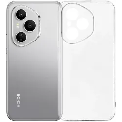 Coque arrière en silicone Phonesta Ultra-Thin pour HONOR 400 Pro - Transparent