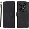 Coque portefeuille Phonesta Vintage Skin pour OnePlus 13 - Noir