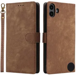 Coque portefeuille Phonesta Vintage Skin pour Nothing CMF Phone 1 - Marron