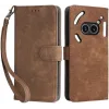 Coque portefeuille Phonesta Vintage Skin pour Nothing Phone (2a) / (2a) Plus - Marron