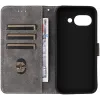 Coque portefeuille Phonesta Vintage Skin pour Google Pixel 9a - Noir 1