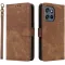 Coque portefeuille Phonesta Vintage Skin pour Motorola Edge 60 Neo/Edge 50 Neo / ThinkPhone 25 - Marron
