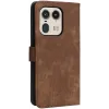 Coque portefeuille Phonesta Vintage Skin pour Motorola Edge 50 Ultra - Marron 6