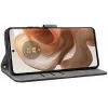 Coque portefeuille Phonesta Vintage Skin pour Motorola Edge 50 Ultra - Noir 2
