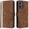 Coque portefeuille Phonesta Vintage Skin pour Motorola Moto G05 / Moto E15 - Marron