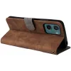 Coque portefeuille Phonesta Vintage Skin pour Motorola Moto G05 / Moto E15 - Marron 4