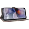Coque portefeuille Phonesta Vintage Skin pour Motorola Moto G55 - Marron 3