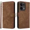 Coque portefeuille Phonesta Vintage Skin pour Oppo Reno13 - Marron