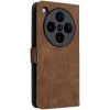 Coque portefeuille Phonesta Vintage Skin pour Oppo Find X8 Pro - Marron 7
