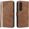 Coque portefeuille Phonesta Vintage Skin pour Sony Xperia 1 VI - Marron
