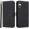 Coque portefeuille Phonesta Vintage Skin pour Sony Xperia 10 VI - Noir