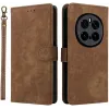 Coque portefeuille Phonesta Vintage Skin pour HONOR Magic7 Pro - Marron