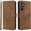 Coque portefeuille Phonesta Vintage Skin pour Samsung Galaxy A16 - Marron 0