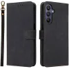 Coque portefeuille Phonesta Vintage Skin pour Samsung Galaxy A16 - Noir 0