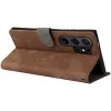 Coque portefeuille Phonesta Vintage Skin pour Samsung Galaxy S24 Ultra - Marron 5