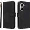 Coque portefeuille Phonesta Vintage Skin pour Xiaomi Poco X7 Pro - Noir