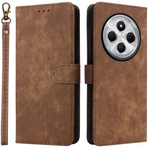 Coque portefeuille Phonesta Vintage Skin pour Xiaomi Redmi 14C / Xiaomi Poco C75 - Marron