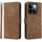 Coque portefeuille Phonesta Vintage Skin pour Xiaomi 14T - Marron