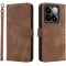 Coque portefeuille Phonesta Vintage Skin pour Xiaomi 14T Pro - Marron