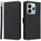 Coque portefeuille Phonesta Vintage Skin pour Xiaomi Redmi Note 14 5G - Noir