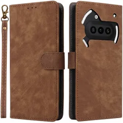 Coque portefeuille Phonesta Vintage Skin pour Nothing Phone (3a) - Marron