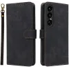 Coque portefeuille Phonesta Vintage Skin pour Sony Xperia 1 VII - Noir
