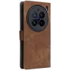 Coque portefeuille Phonesta Vintage Skin pour Vivo X200 Pro - Marron 7