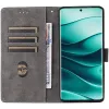 Coque portefeuille Phonesta Vintage Skin pour Xiaomi Redmi Note 14 Pro 4G - Noir 1