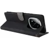 Coque portefeuille Phonesta Vintage Skin pour Xiaomi Redmi Note 14 Pro 4G - Noir 3