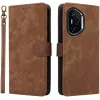 Coque portefeuille Phonesta Vintage Skin pour HONOR 400 - Marron