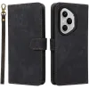 Coque portefeuille Phonesta Vintage Skin pour HONOR 400 Pro - Noir