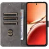 Coque portefeuille Phonesta Vintage Skin pour Oppo Reno12 F/Reno12 FS - Marron 1