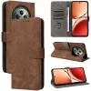 Coque portefeuille Phonesta Vintage Skin pour Oppo Reno12 F/Reno12 FS - Marron 5
