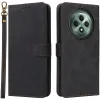 Coque portefeuille Phonesta Vintage Skin pour Oppo Reno12 F/Reno12 FS - Noir 0