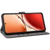 Coque portefeuille Phonesta Vintage Skin pour Oppo Reno12 F/Reno12 FS - Noir 2